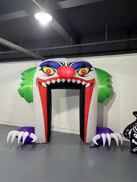 Funflatable Ft Halloween Inflatables Clown Archway Decorations