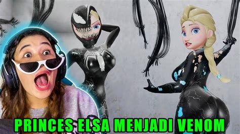 Kisah Awal Princes Elsa Dan Ladybugg Menjadi Venom Youtube