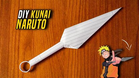 Cara Membuat Kunai Naruto Dari Kertas Buku Tulis Diy Kunai Youtube