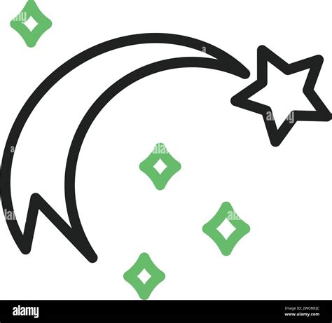 Shooting Star Icon Vector Image Stock Vector Image Art Alamy