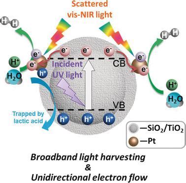 Broadband Light Harvesting And Unidirectional Electron Flow For