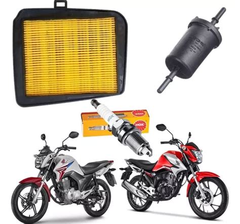 Vela Filtro De Ar Combustivel Honda Titan Fan 150 160 MercadoLivre