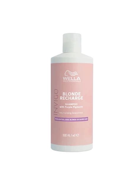 Wella Invigo Color Recharge Cool Blonde Shampoo Szampon Odświeżający Kolor Zimny Blond ml