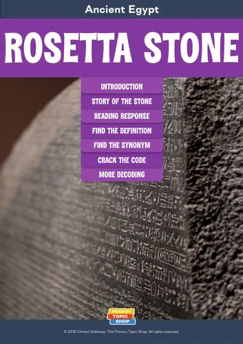 The Rosetta Stone Teaching Resources