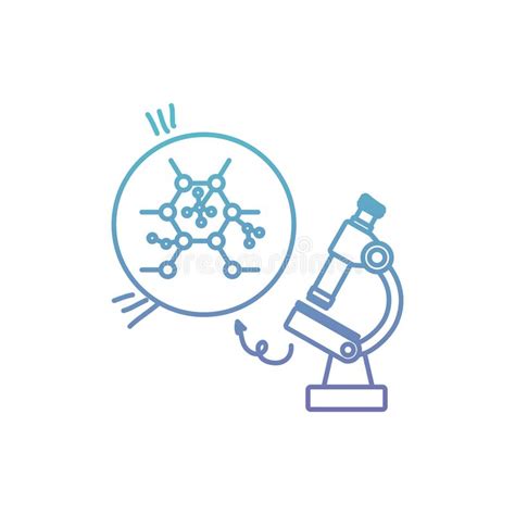 Estrutura Molecular Microsc Pio Ilustra O Do Vetor Ilustra O De