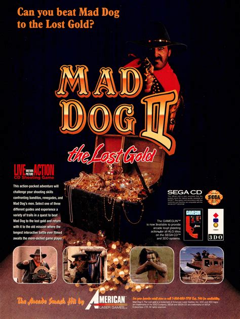 Mad Dog Ii The Lost Gold Images Launchbox Games Database