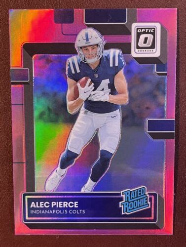 2022 Donruss Optic Alec Pierce RC Rated Rookie 221 Pink Holo Prizm