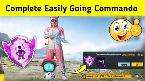 Complete Easily Going Commando Achievement In Bgmi Pubg How To