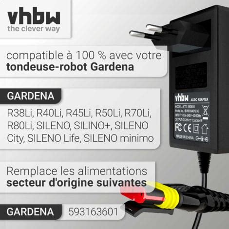 Vhbw Bloc D Alimentation Compatible Avec Husqvarna Automower