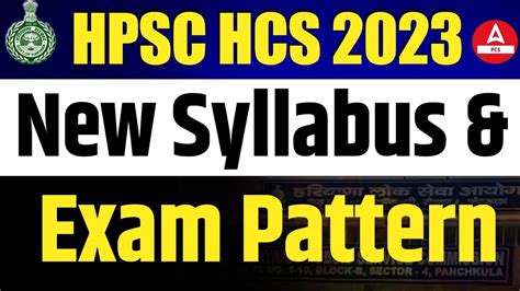 Hcs New Syllabus Hpsc Hcs Prelims Mains Exam Pattern Haryana