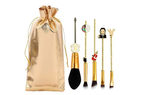 Pcs Wednesday Addams Inspired Makeup Brush Set Deal Wowcher