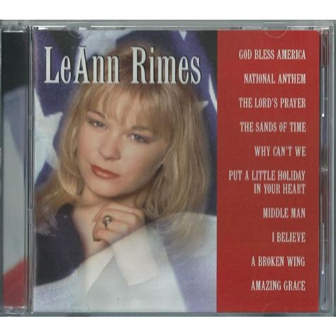 LEANN RIMES - GOD BLESS AMERICA 2001 UK CD AMAZING GRACE, NATIONAL ANTHEM, WHY.. 5055011810822 ...