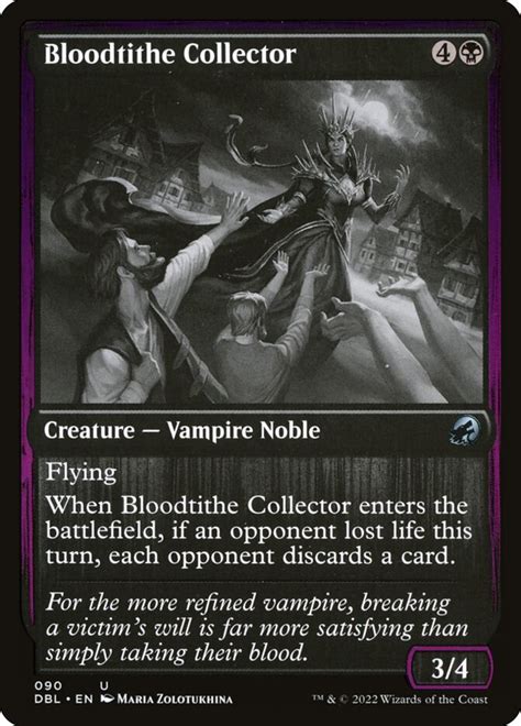 Bloodtithe Collector Innistrad Double Feature Mtg Print