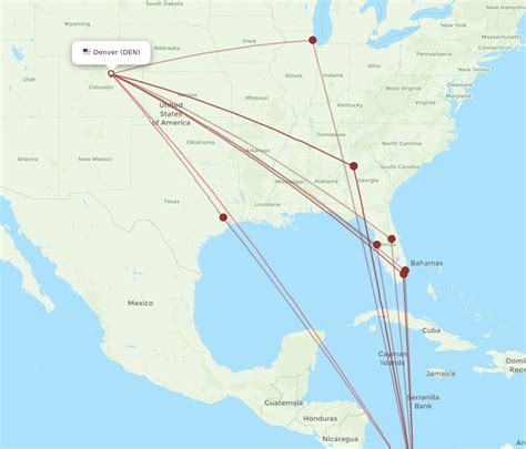 All Flight Routes From Denver To Panama City Den To Pty Flight Routes