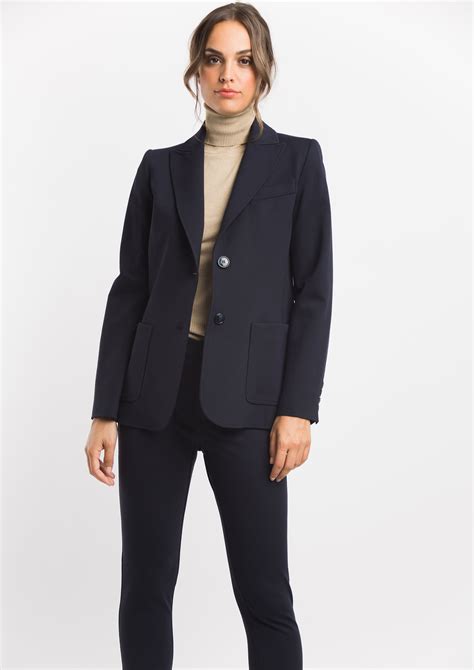 Basic navy blazer.
