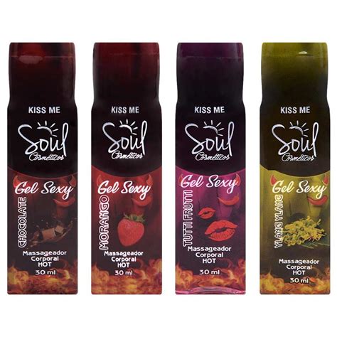 Kiss Me Hot Gel Beijável Sexy 30ml Soul Gall