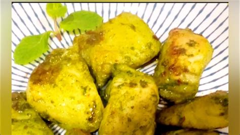 Starter Recipe Green Fish Tikka Juicy Delicious Green Fish Tikka