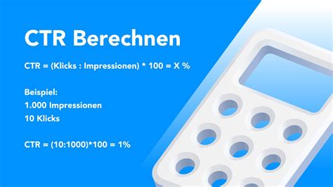Ø Klickrate: Was ist eine gute Click-Through-Rate (CTR)?