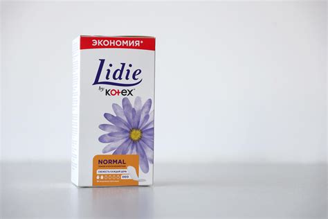 Ternopil, Ukraine - May 8, 2022 Kotex Lidie feminine pads box on white ...