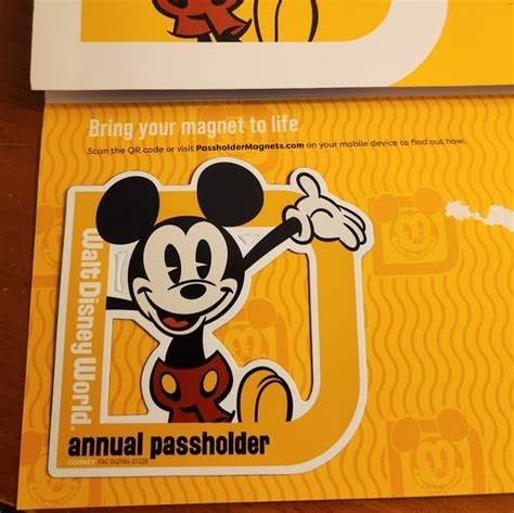 Disney Other Disney Passholder Magnet Poshmark