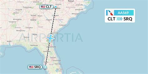 AA569 Flight Status American Airlines Charlotte To Sarasota AAL569