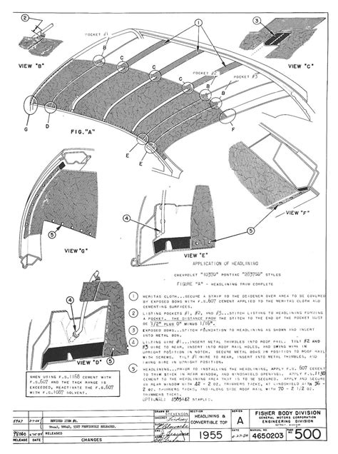 1955 Chevy Truck Headliner