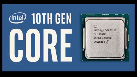 Intel Core i5-10600K 6-Cores Processor 12M Cache, up to 4.80 GHz ...