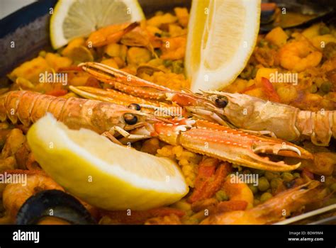 Seafood Paella Tapas Hi Res Stock Photography And Images Alamy