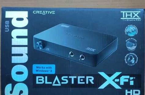 Внешняя звуковая карта Sound Blaster X Fi Hd Festimaru частные