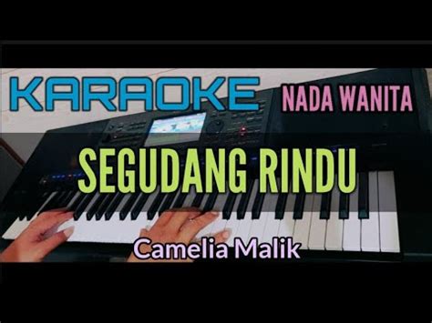 Karaoke Dangdut Segudang Rindu Camelia Malik Youtube