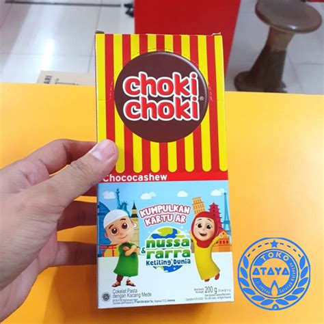 Jual BOX 20 10GR CHOKI CHOKI COKI COKLAT PASTA COKELAT Atayatoko