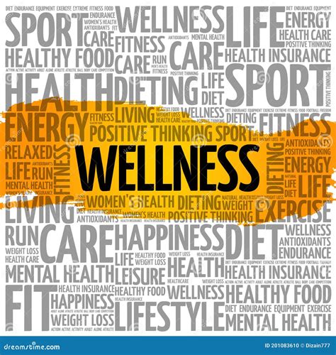 Wellness Word Cloud Stock Illustration Illustration Of Medicine