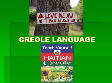 Pidgin And Creole Languages Online Presentation