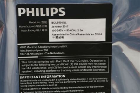 Volume Power Button Board For Philips BDL5530QL 55 LED TV 715G6897 K01