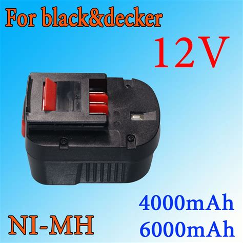 Аккумуляторная батарея NiMH Black Decker 12V 4000mAh 6000mAh подходит ...