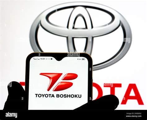 In this photo illustration, the Toyota Boshoku Corporation logo is seen ...