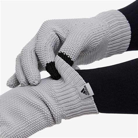 adidas Womens Running Gloves - Solid Grey/Black - Accessories - DJ1217 ...