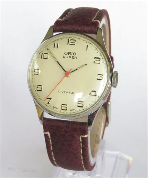 Antiques Atlas Gents S Good Sized Oris Super Wristwatch As A