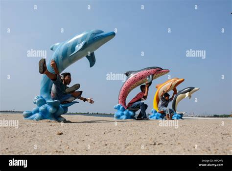 Indonesia, Jakarta, Ancol beach Stock Photo - Alamy