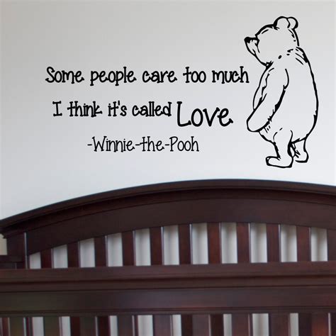 Wall Decals Quotes Winnie the Pooh Wall Decal by FabWallDecals