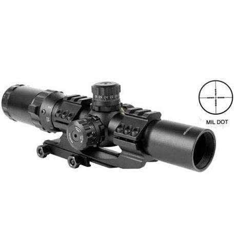 Aim Sports Recon Series X Mm Riflescope With Mil Dot Reticle