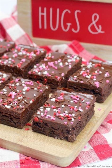 Valentine S Day Brownies Kitchen Fun With My Sons