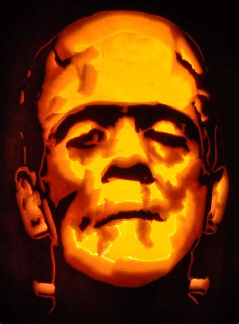 Pumpkin Carving Frankenstein Noel Pumpkin Carving Frankenstein