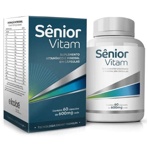 Senior Vitam 60 cáps Vitamínico da Melhor Idade Forfarma