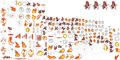 The Spriters Resource Full Sheet View Grand Summoners Benimaru