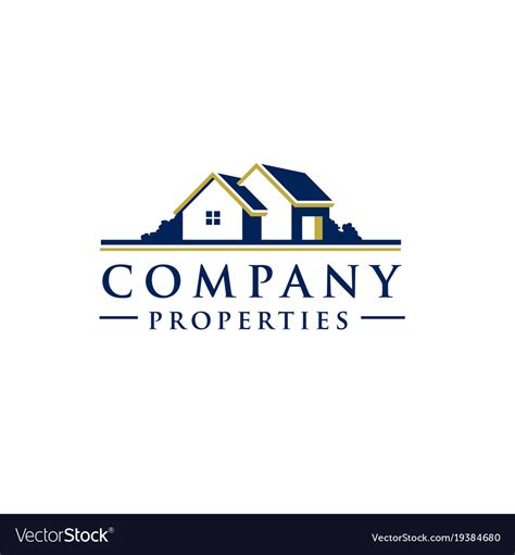 Village House Logo Royalty Free Vector Image Vectorstock