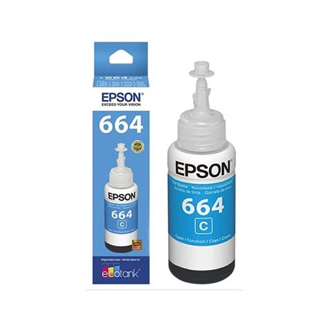 Tinta Epson Original L355 L365 L375 L455 L200 Cyan 70ml