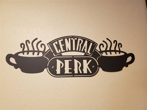 Central Perk Central Perk Metal Sign Friends Central Perk | Etsy