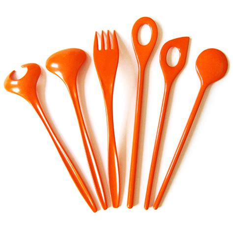 Orange Vintage Rosti Kitchen Utensils S S