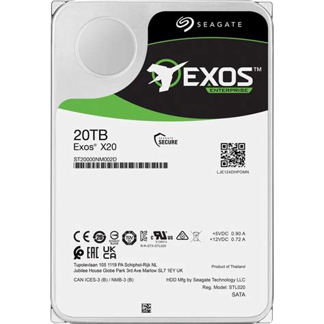 Seagate Exos X Series St Nm D Tb Hard Drive Internal Sata